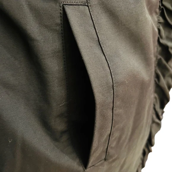 Blanc Noir Trench Coat Size Medium Fabric is cotton nylon spandex blend - Picture 12 of 16